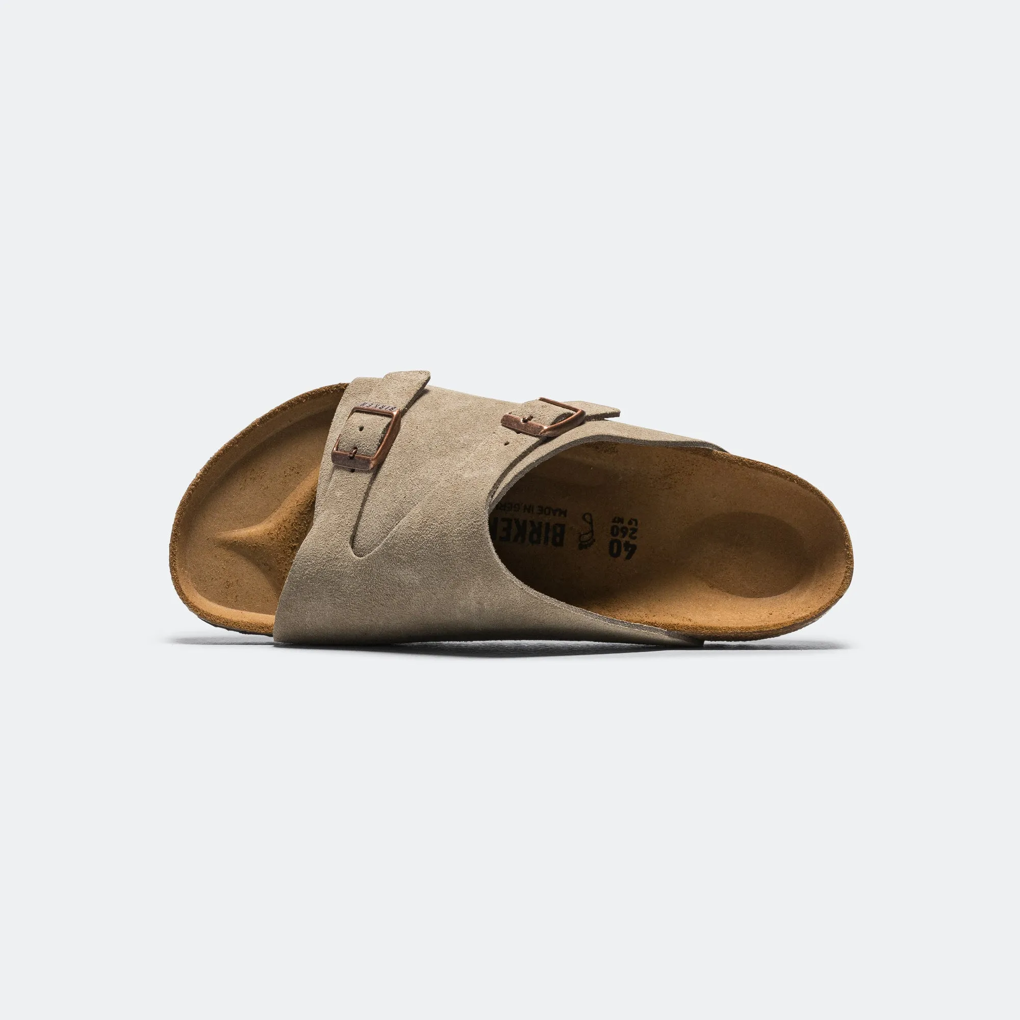 Zurich - Taupe Suede Leather Chunky Net Air