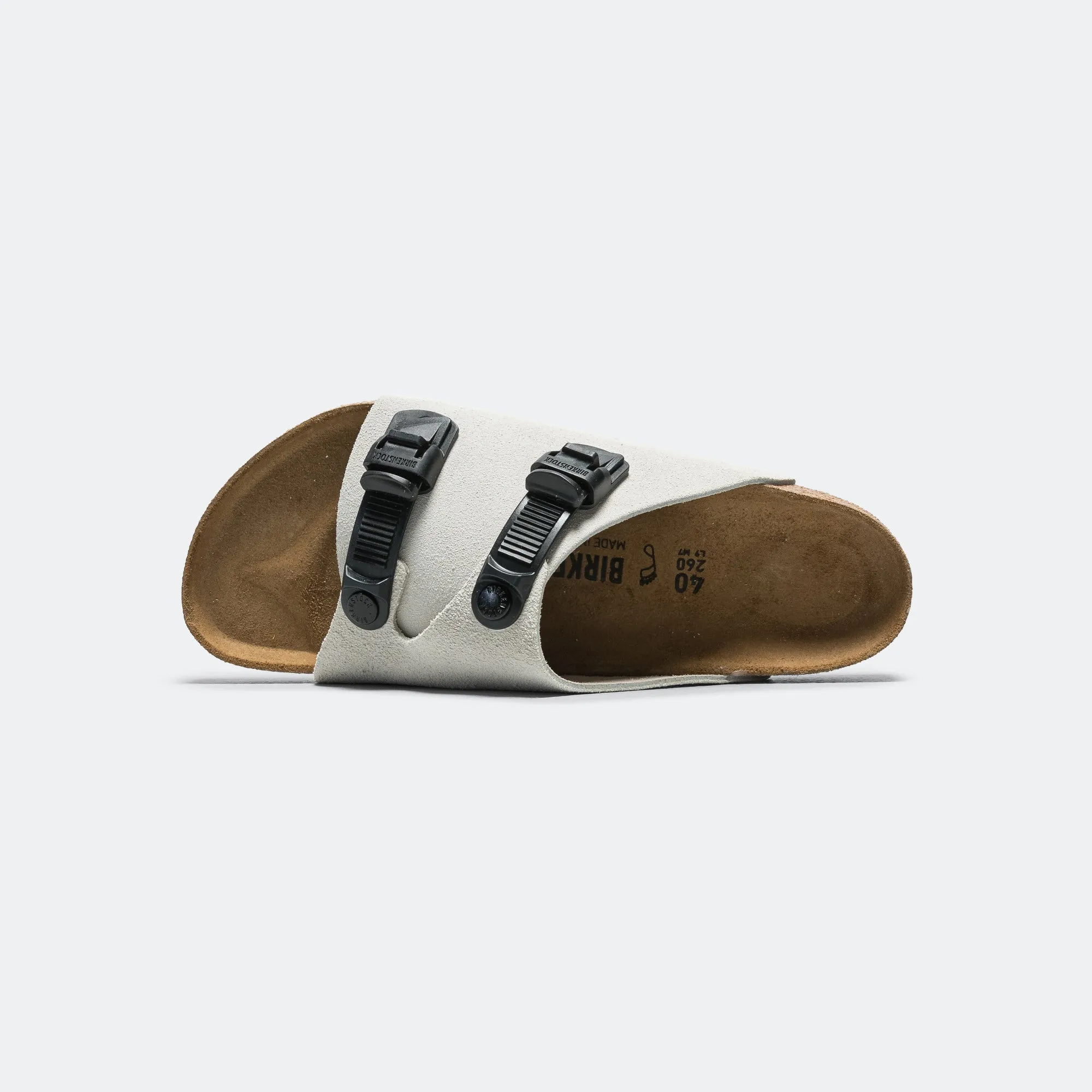 Comfort Sandals Zurich Tech - Antique White Suede Leather