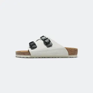 Comfort Fit Tailored Fit Zurich Tech - Antique White Suede Leather